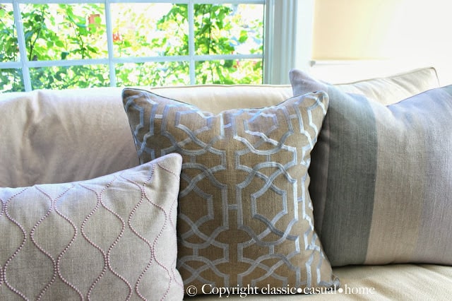 Lilac and Blue Living Room Makeover