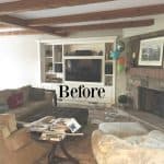 Modern Farmhouse Family Room Before/After