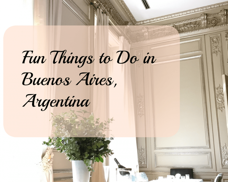 Don’t Cry For Me Argentina/What To Do In Buenos Aires