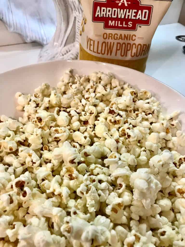 A Fun Evening at Home and Popcorn Cooked in Roasted Walnut Oil