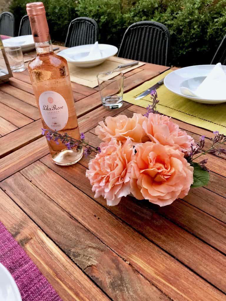 Garden Roses and rosé in Provence
