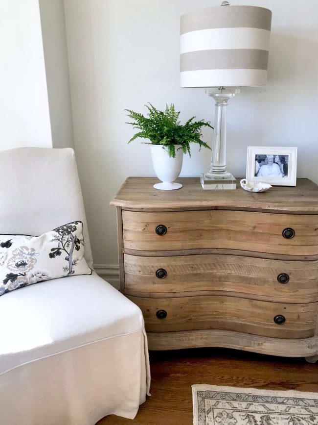 Natural pine French dresser