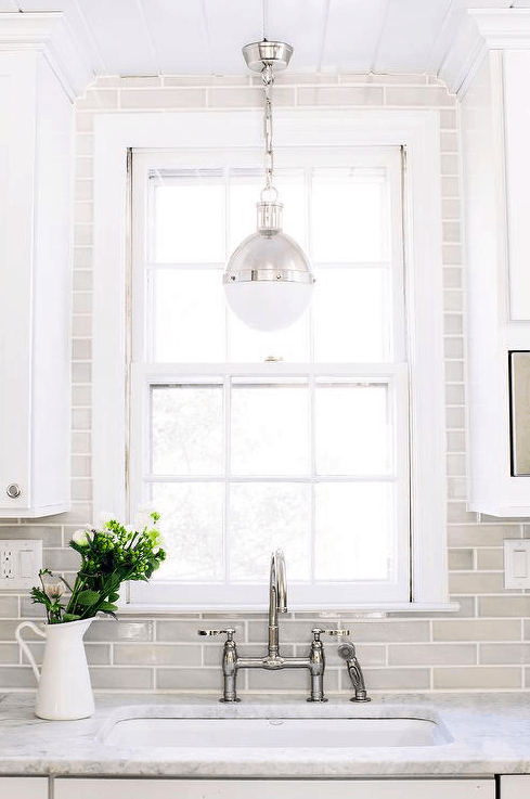 Over kitchen sink pendant outlet light