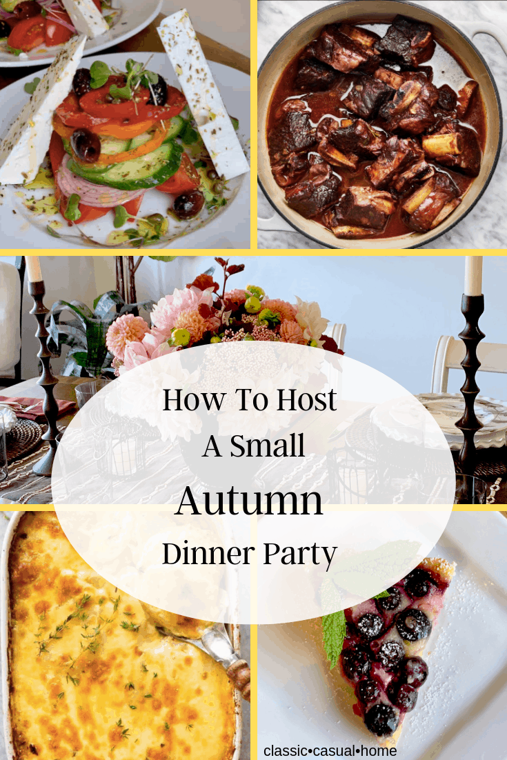 How to host a small autumn dinner party