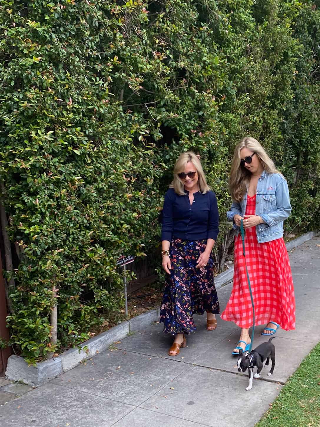 Mother Daughter long skirts Fashion Over 50 Blogger Mary Ann Pickett