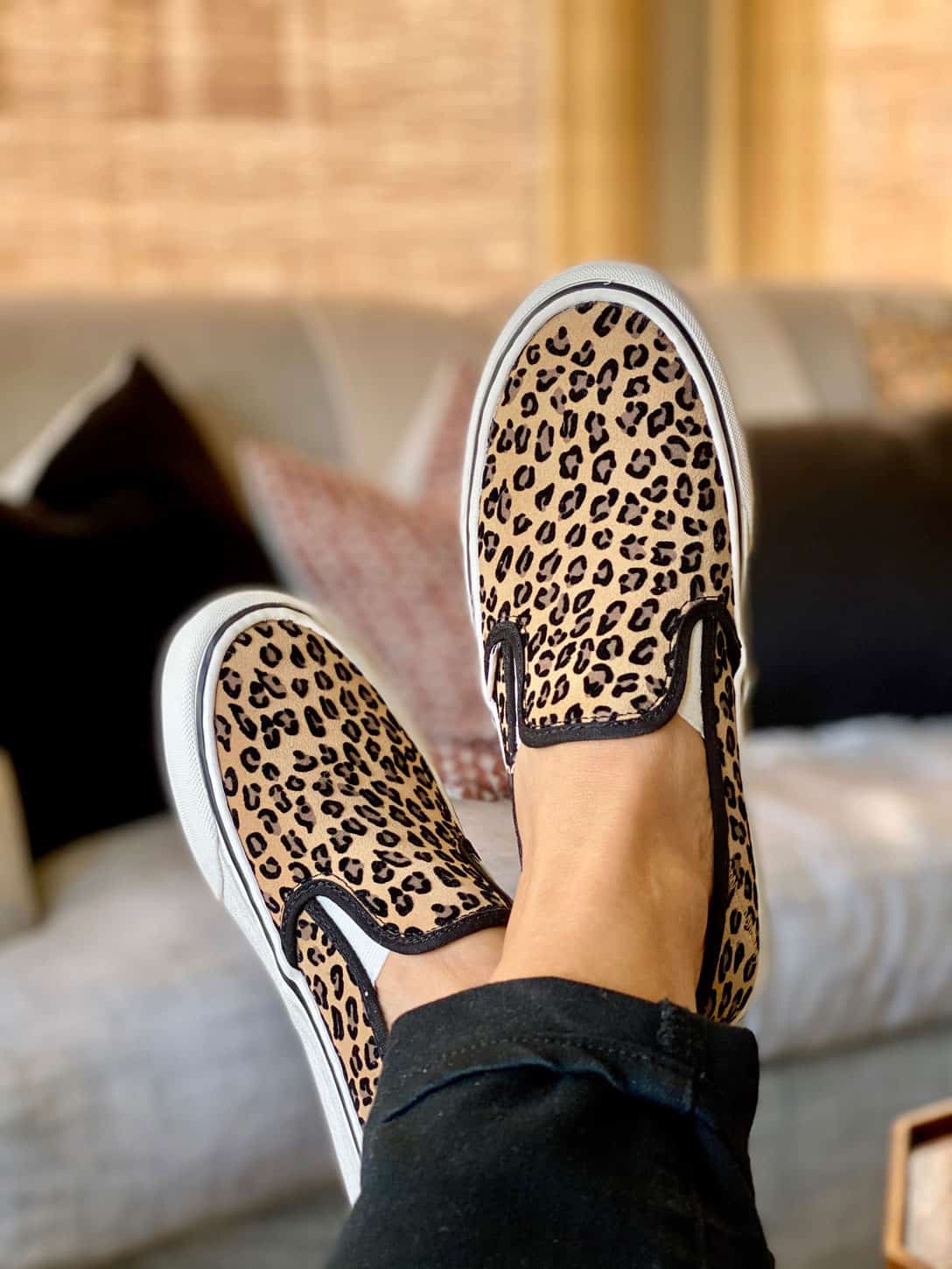 Leopard Slipon Vans