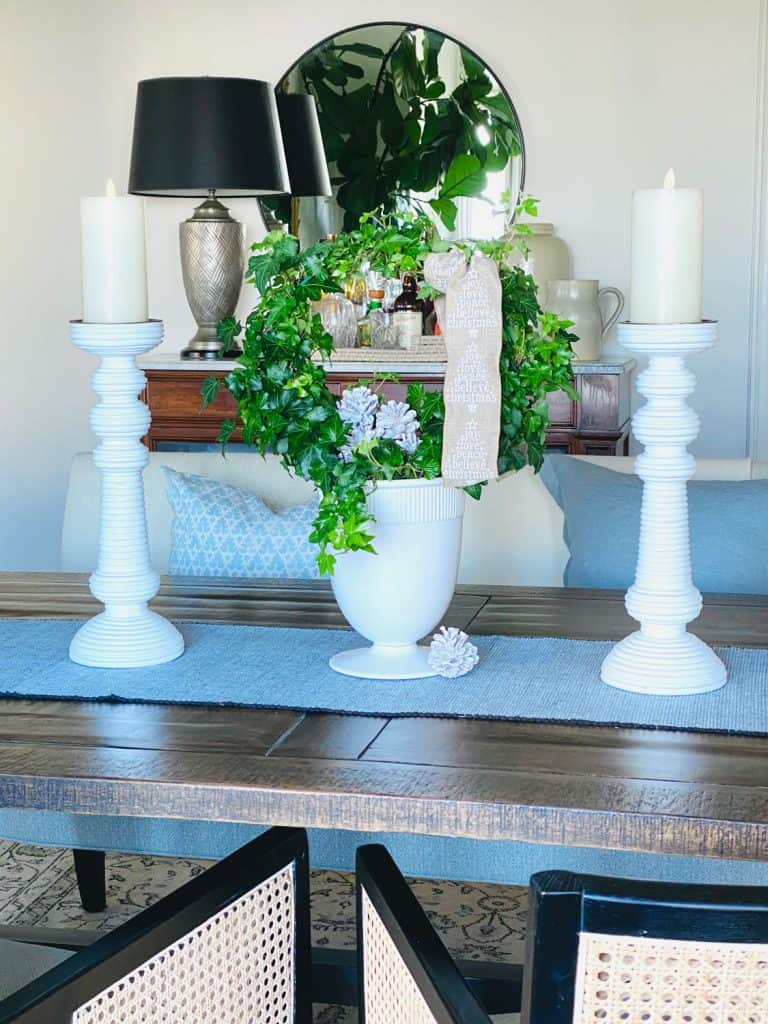 Mary Ann Pickett's Table at Christmas