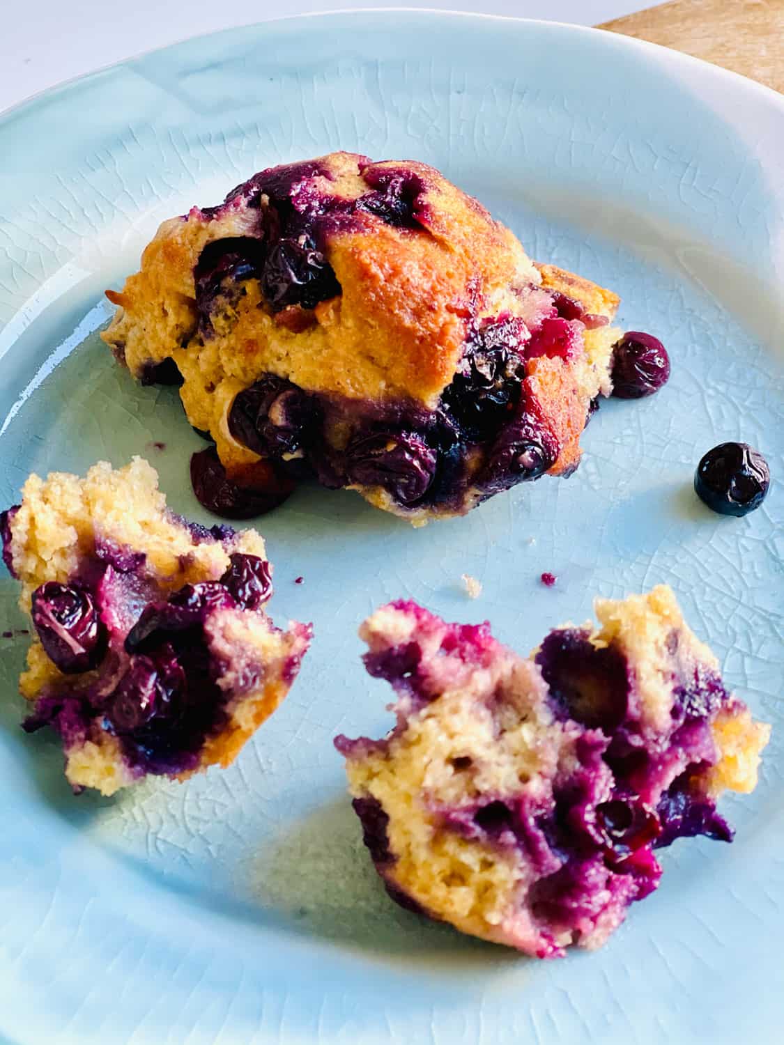 Healthy Blueberry muffins