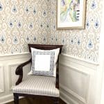 Recovered Dining Room Chair in Stripe