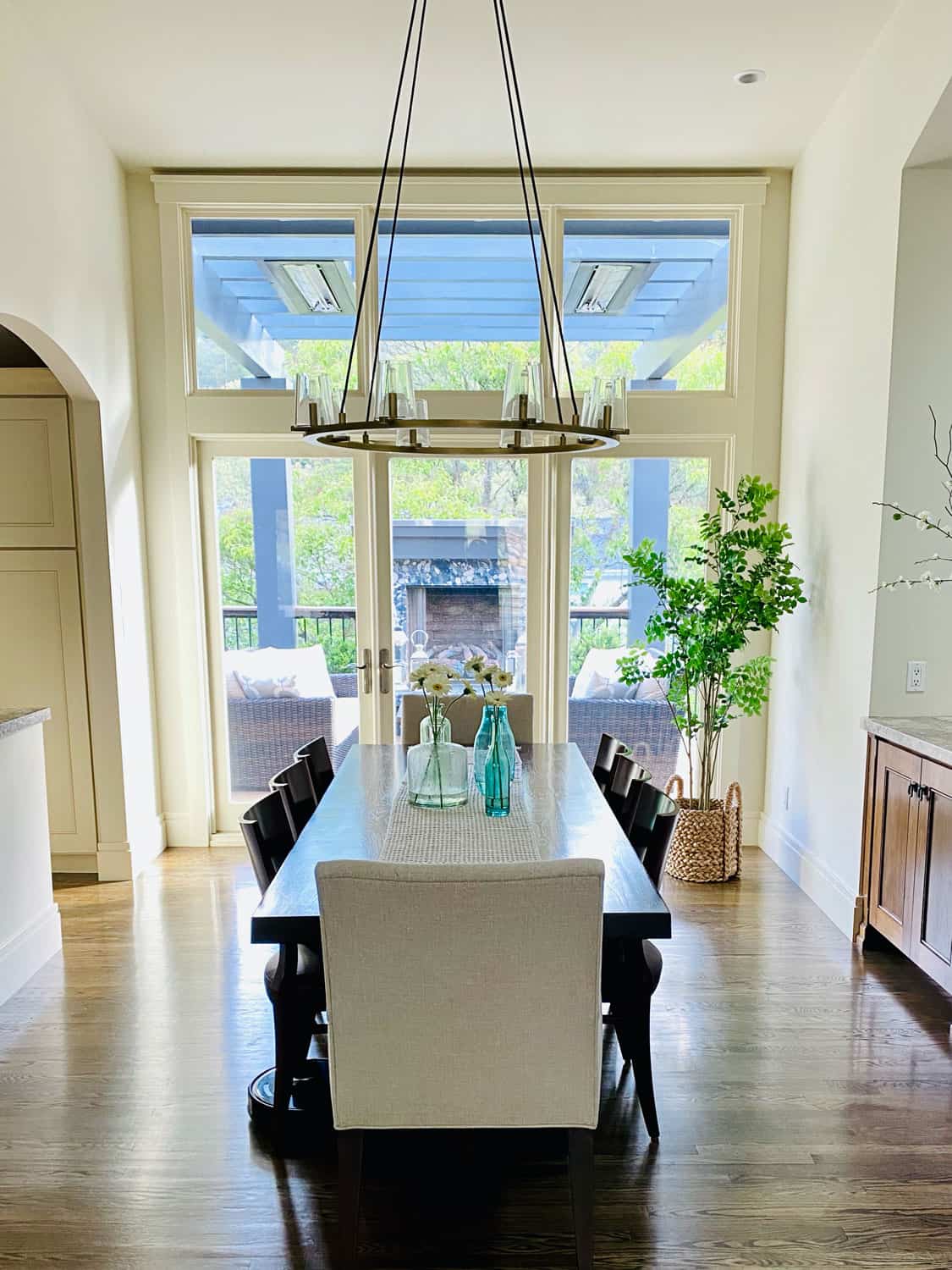 Open Floor Plan dining room refresh