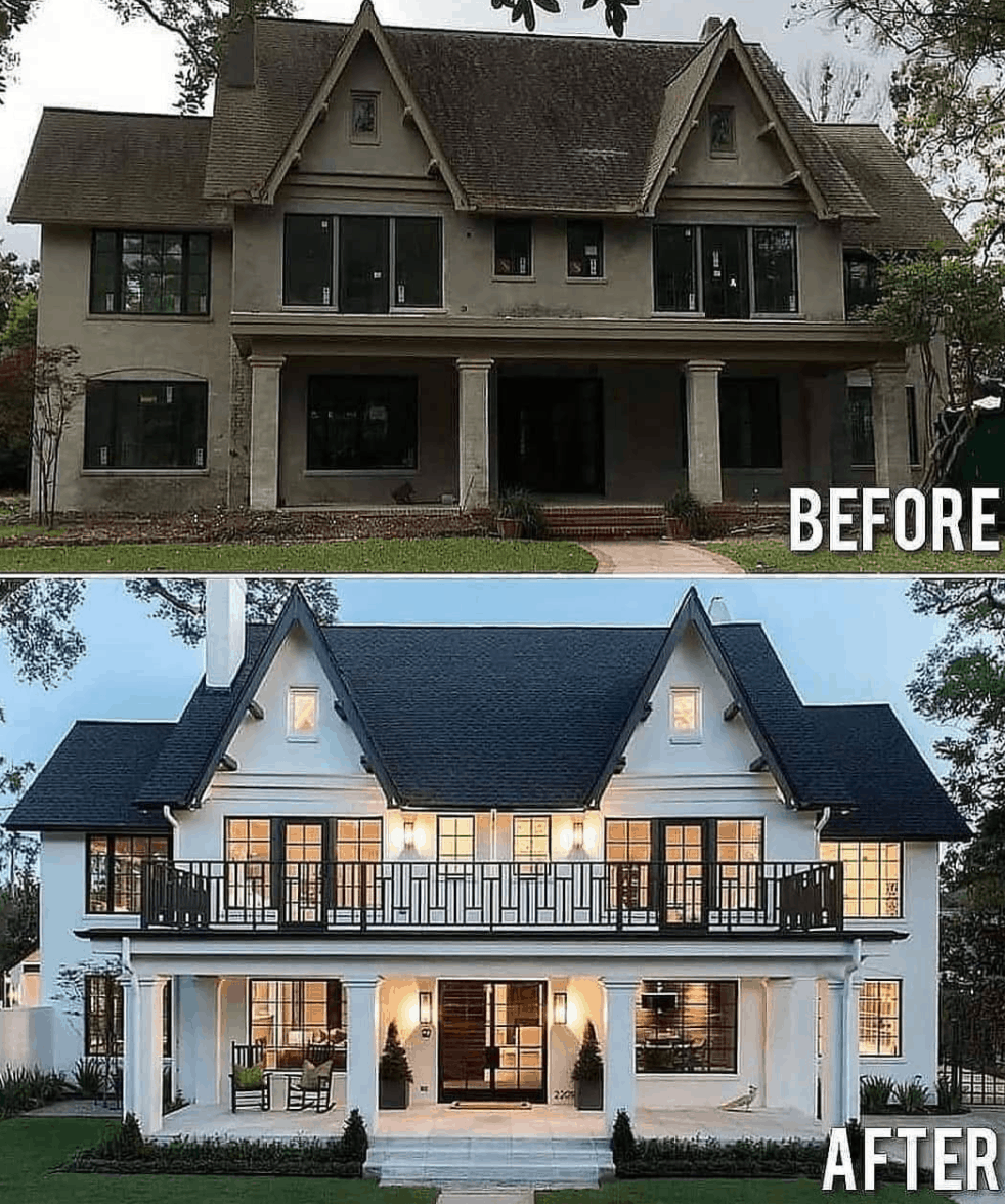 Black and White Exterior