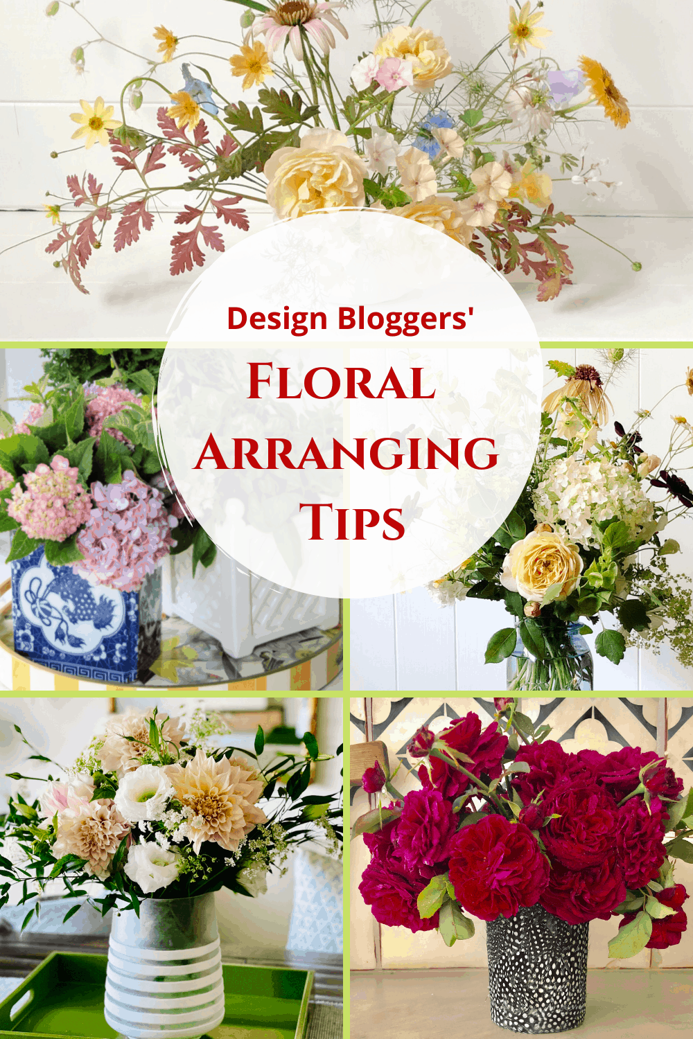 Flower Arranging Tips By Design Bloggers
