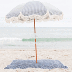 Stylish Umbrella and beach towel