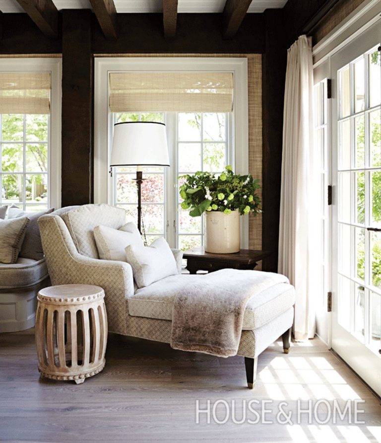classic casual chaise lounge