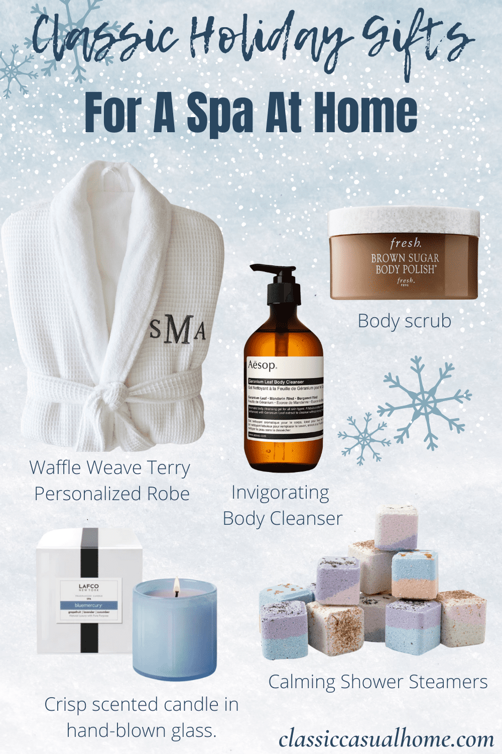 great gifts to create a spa at home