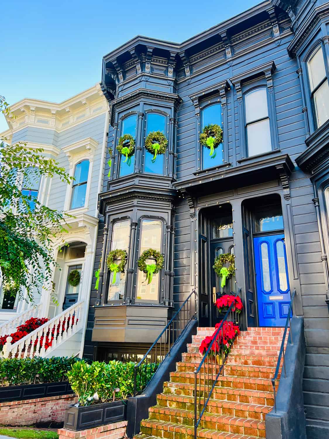 Black Victorian Home in SF