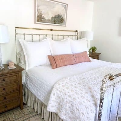 New Art and Linens Create A Restful Retreat