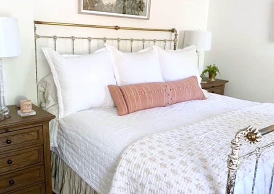 New Art and Linens Create A Restful Retreat