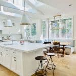 A Sunny White Kitchen And Great Room