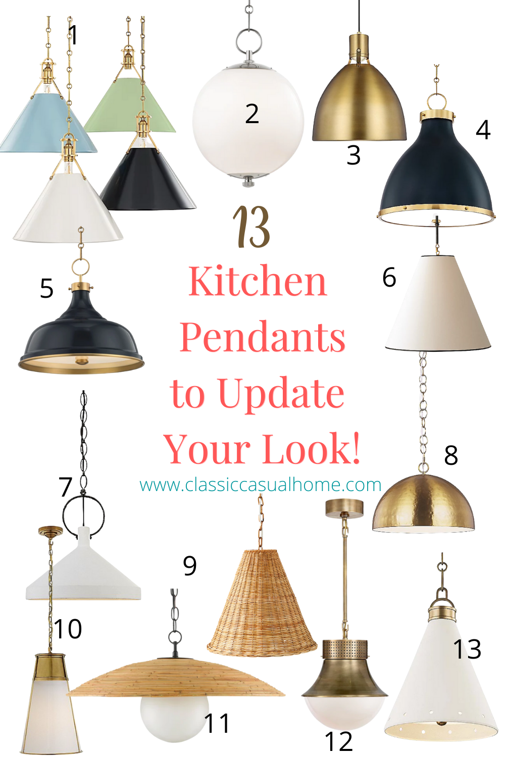 Pendants To Update Your Kitchen