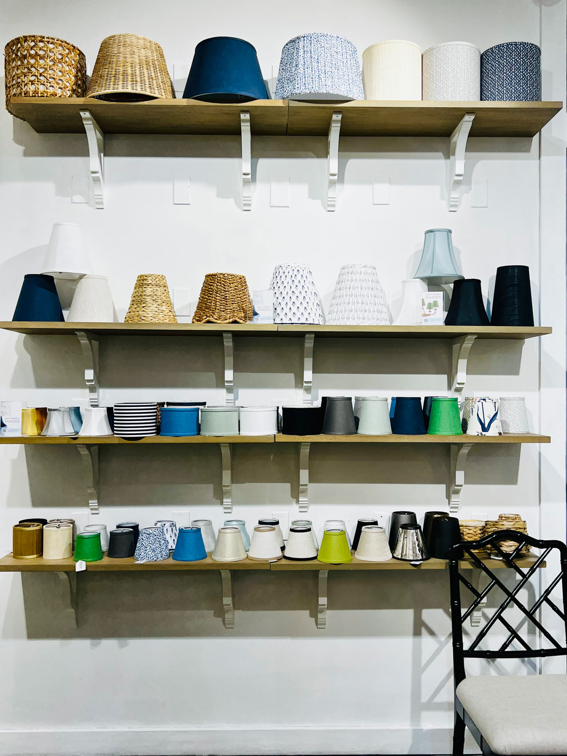 things to love at Ballard Design like the various lampshades