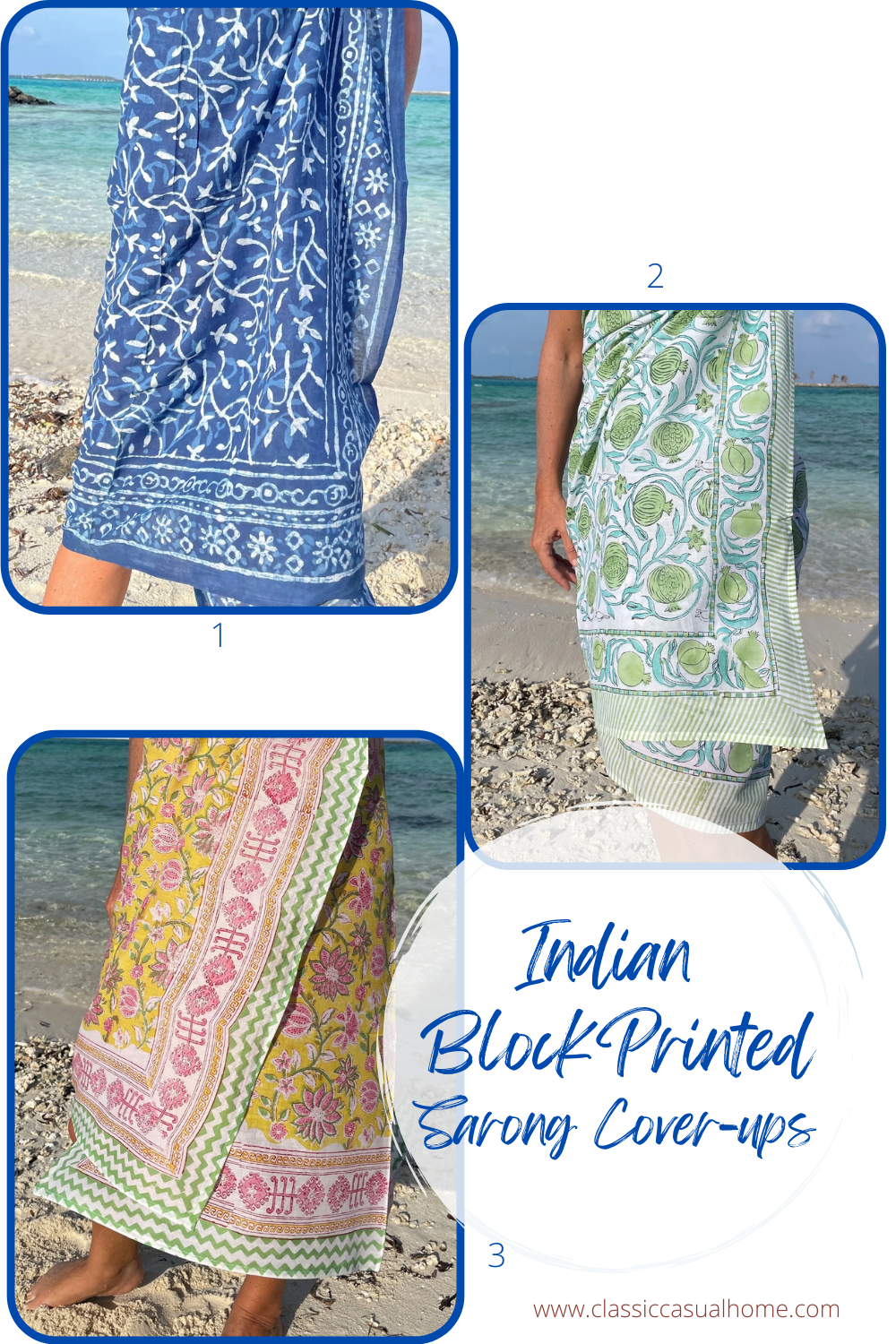 colorful sarongs