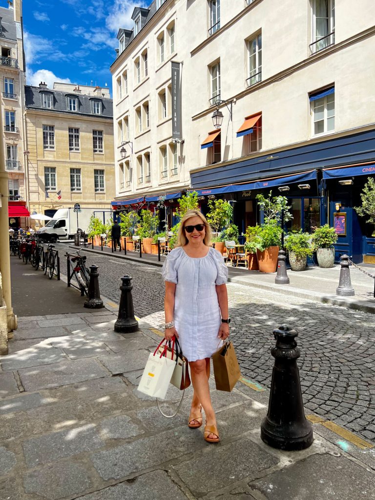 J. Crew Linen checked dress
