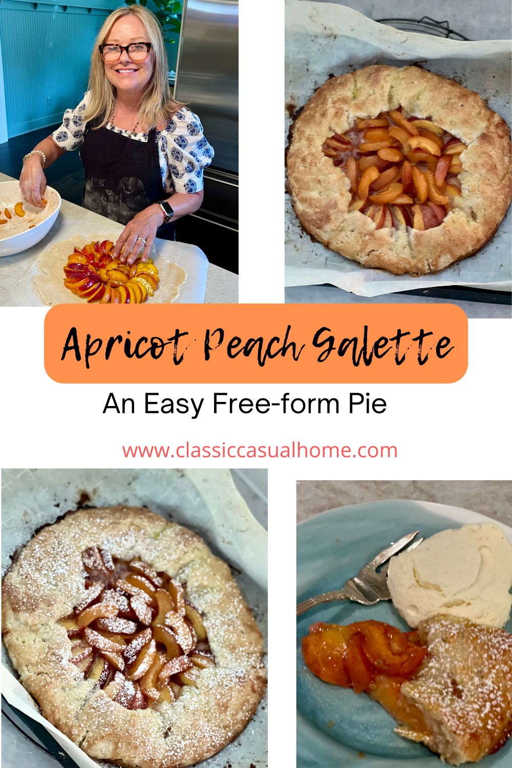Dinner Party Ideas With Peaches like a peach and apricot galette for dessert