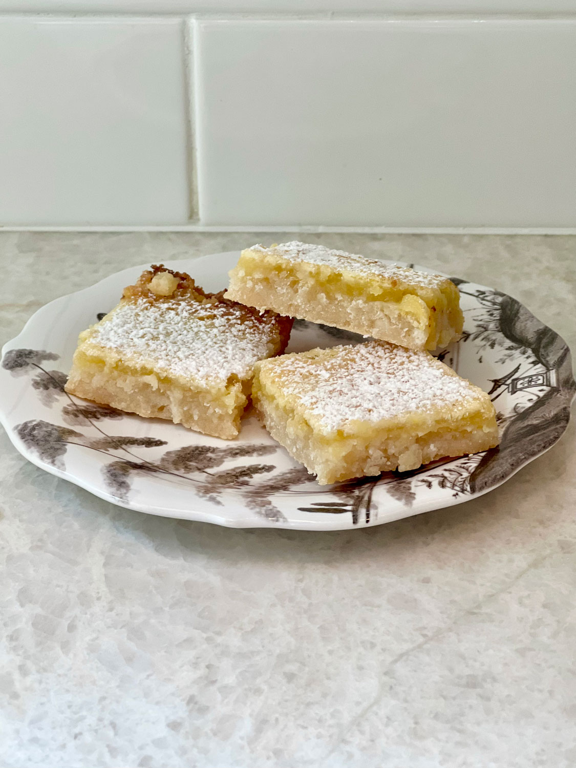 homemade lemon squares