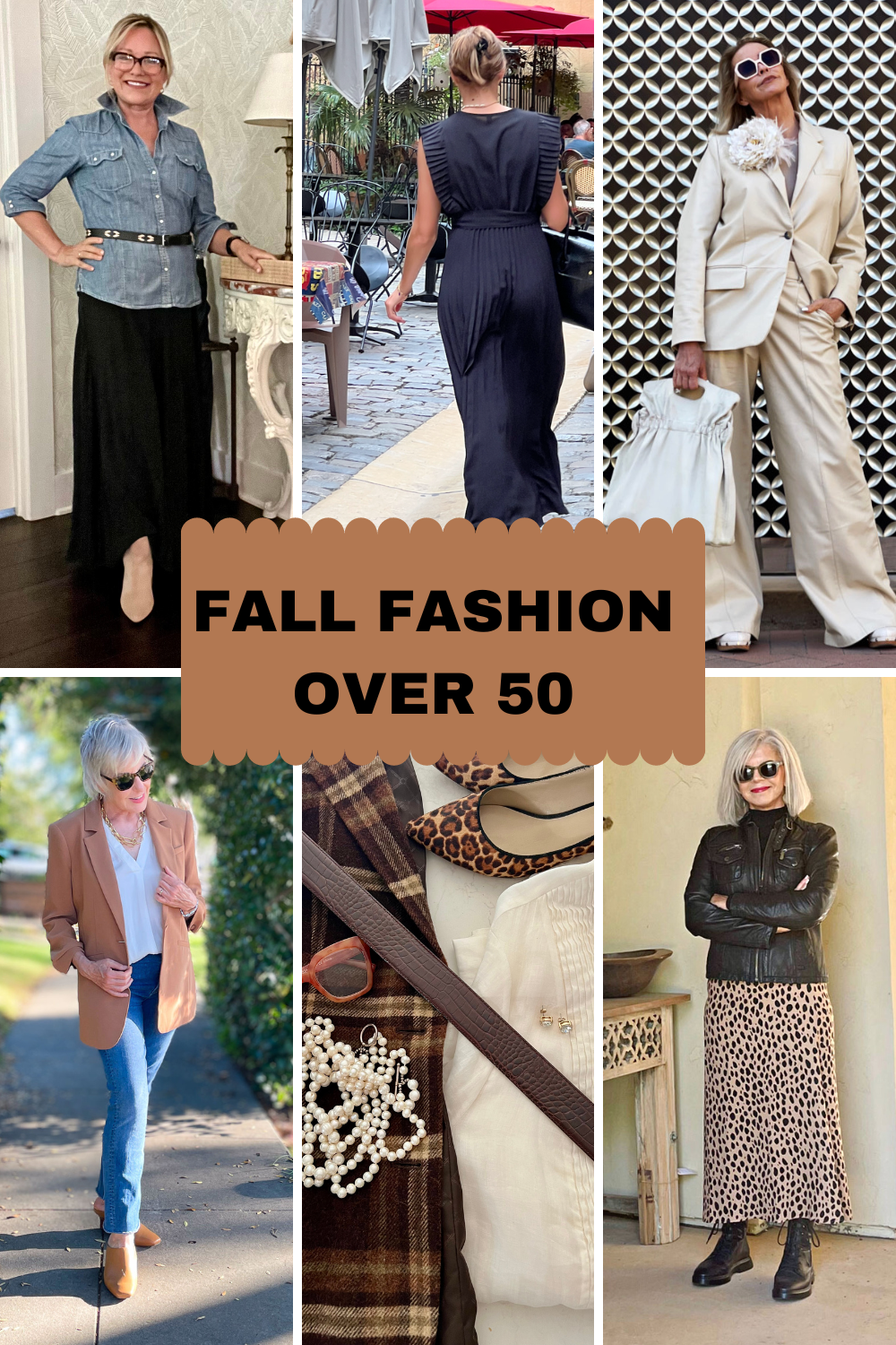 Fall over 50 fashion