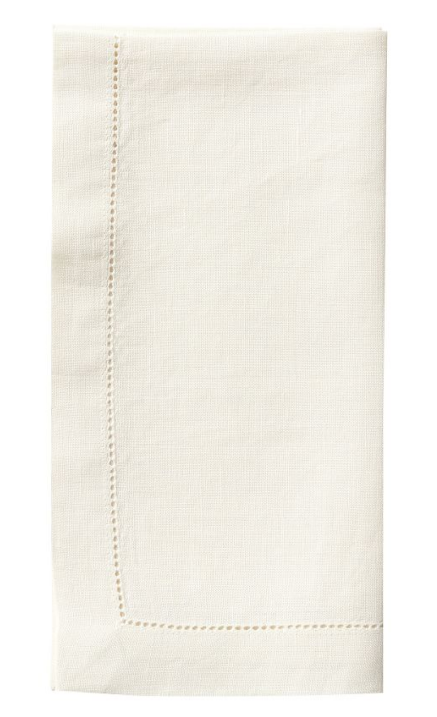 ivory linen napkins