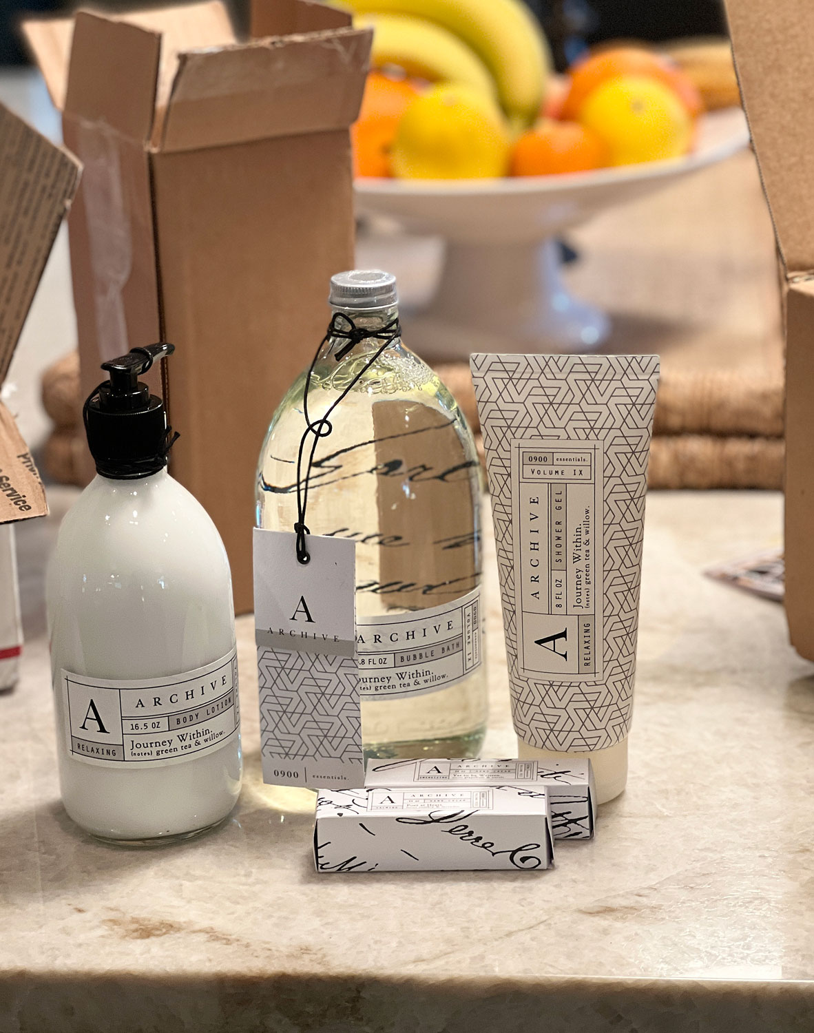 Archive bath products