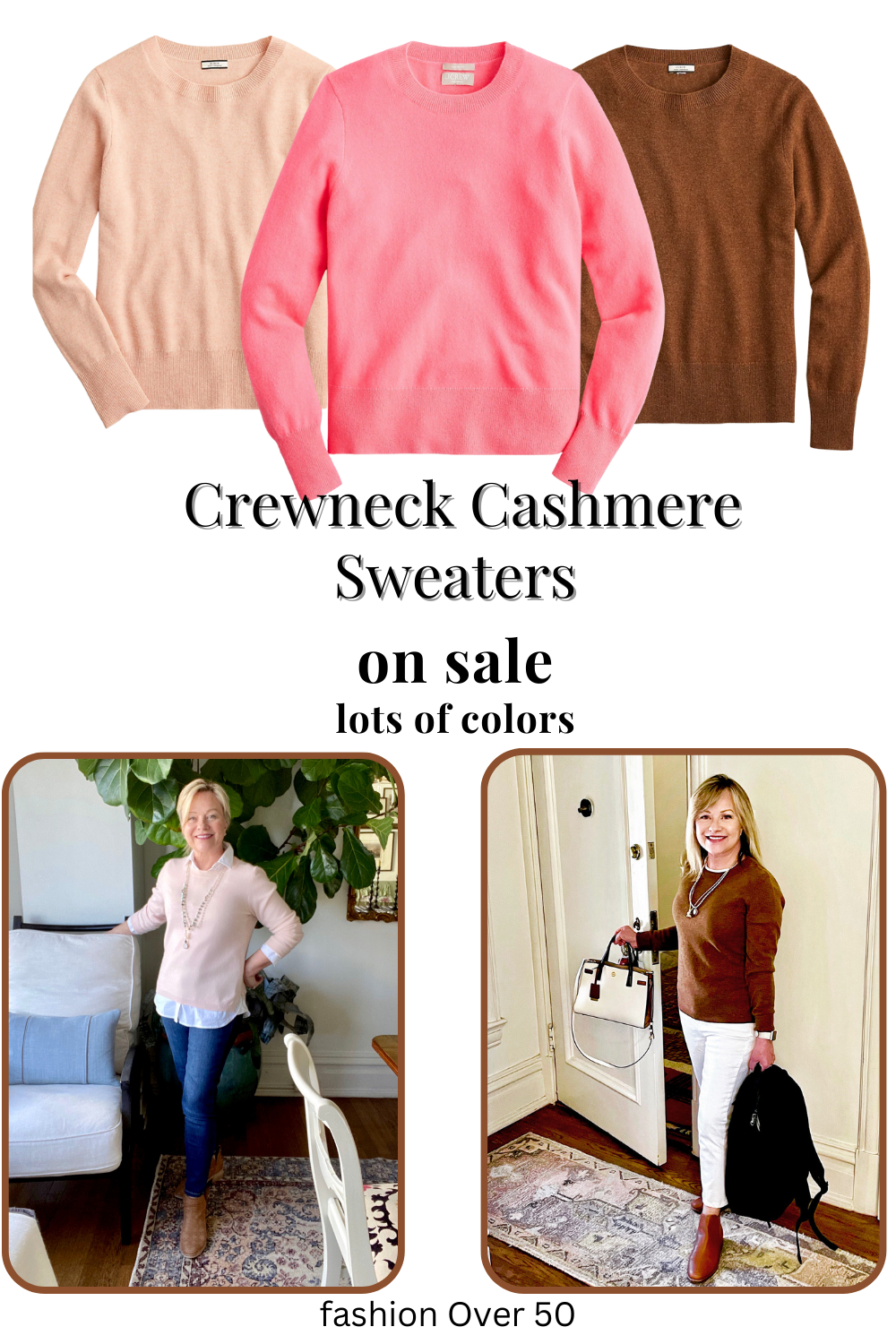 cashmere crewneck sweaters