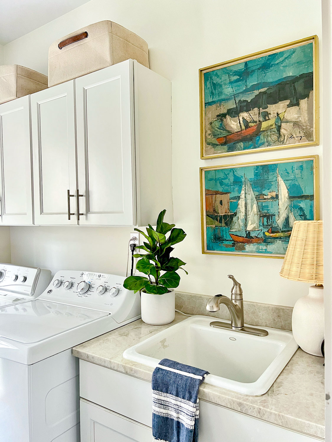 Laundry Room Simple Styling From Blah To Wow And More