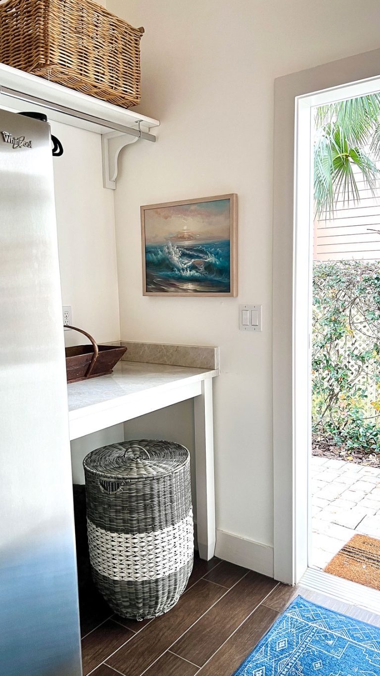 hanging art at the right height