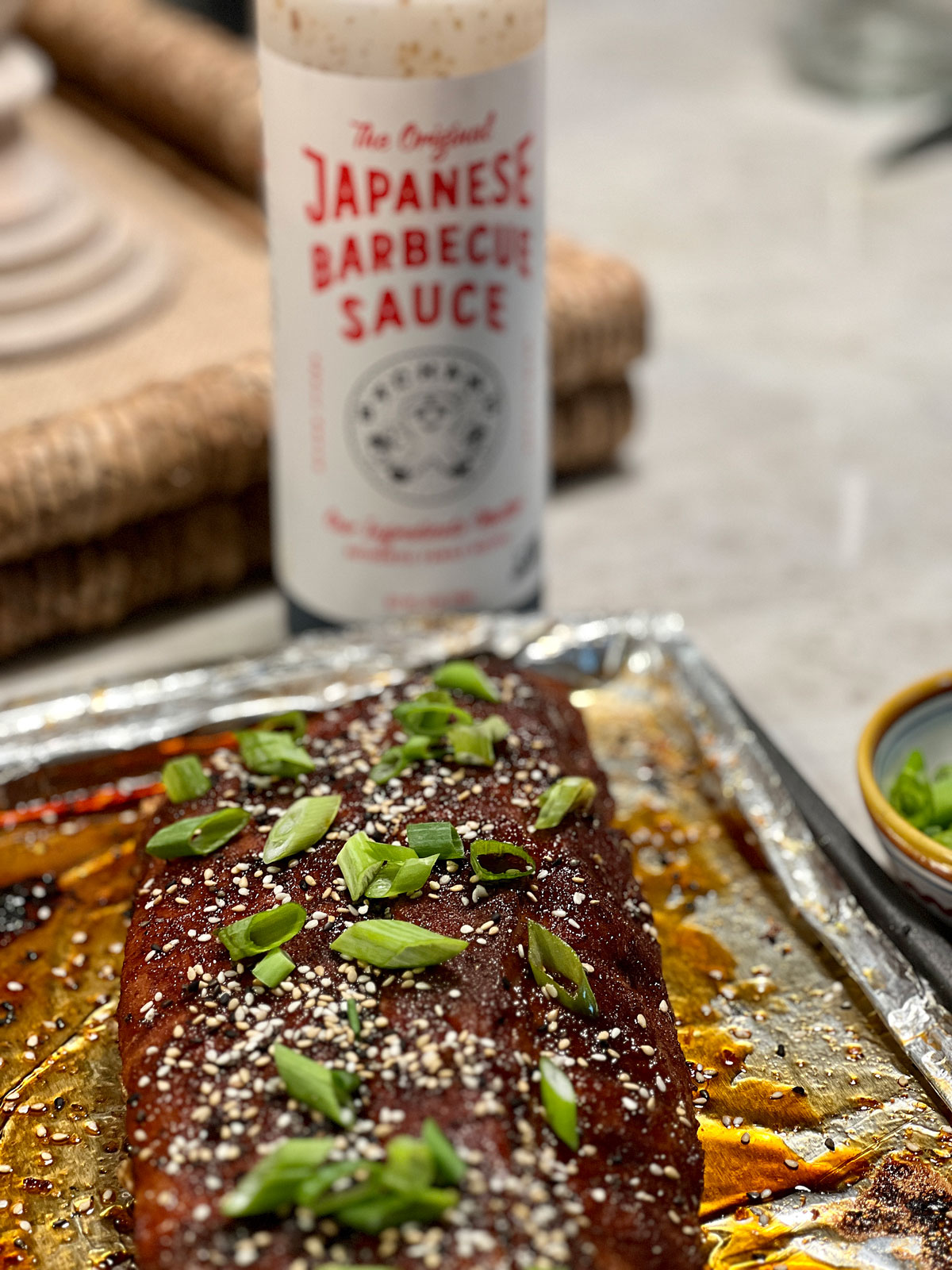 ribs with Japanese BBQ sauce