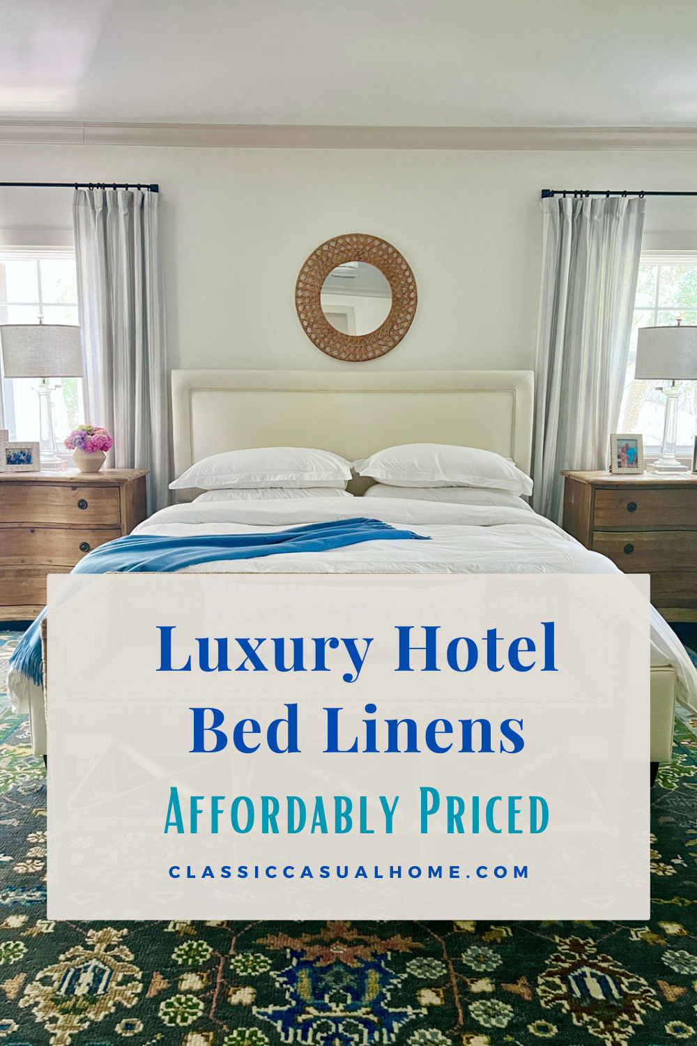 Luxe affordable bed linens