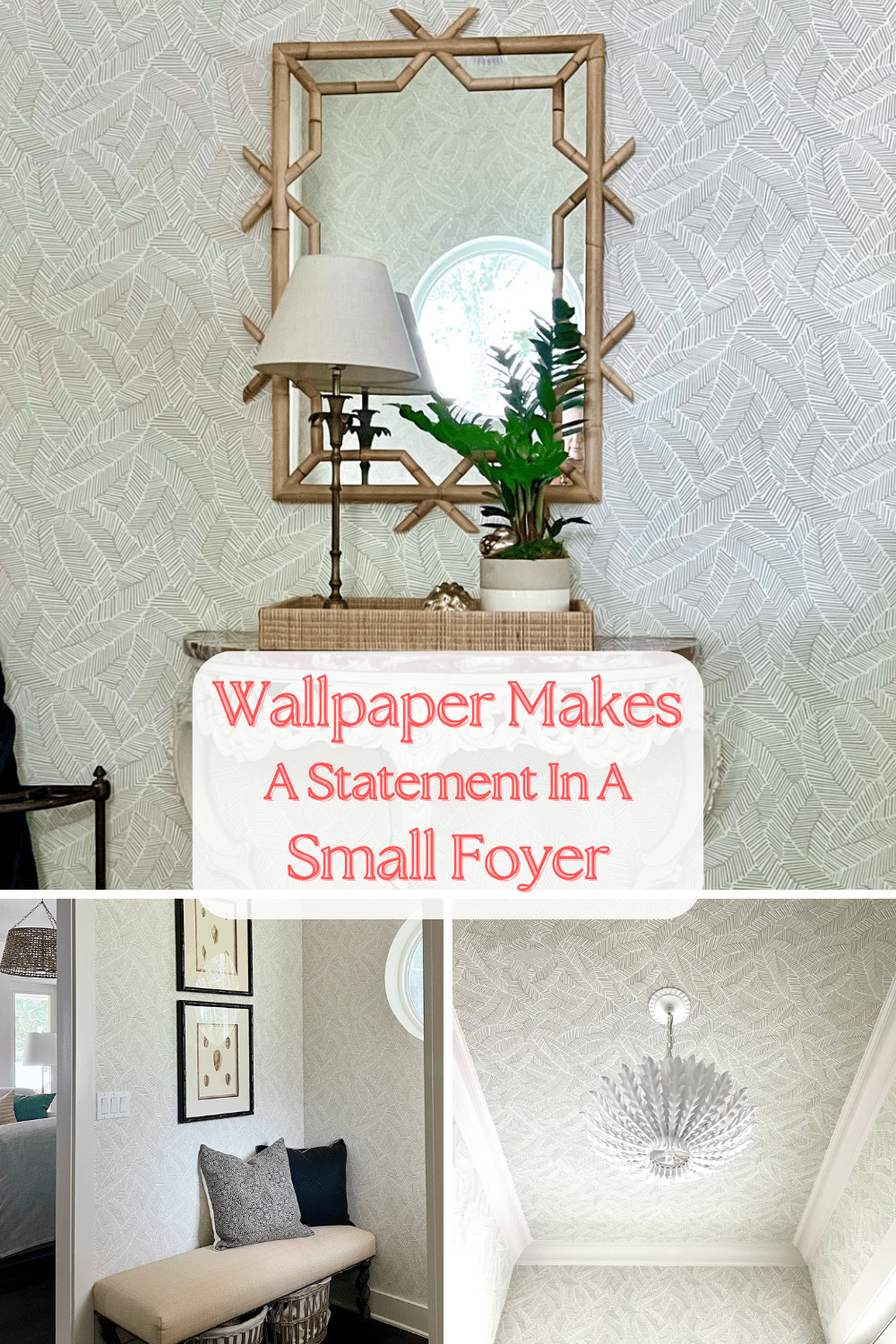 Wallpaper In A Small Foyer