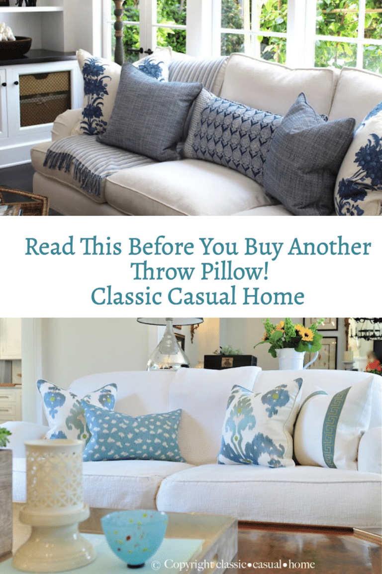 Read This Before You Buy Another Throw Pillow!