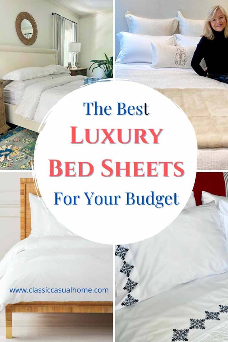The Best Luxury Bed Sheets For Your Budget | Classic Casual Home