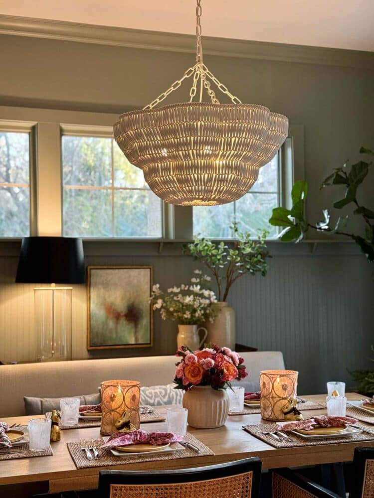 Our New Dining Room Chandelier, Great Affordable Suitcase And A ...