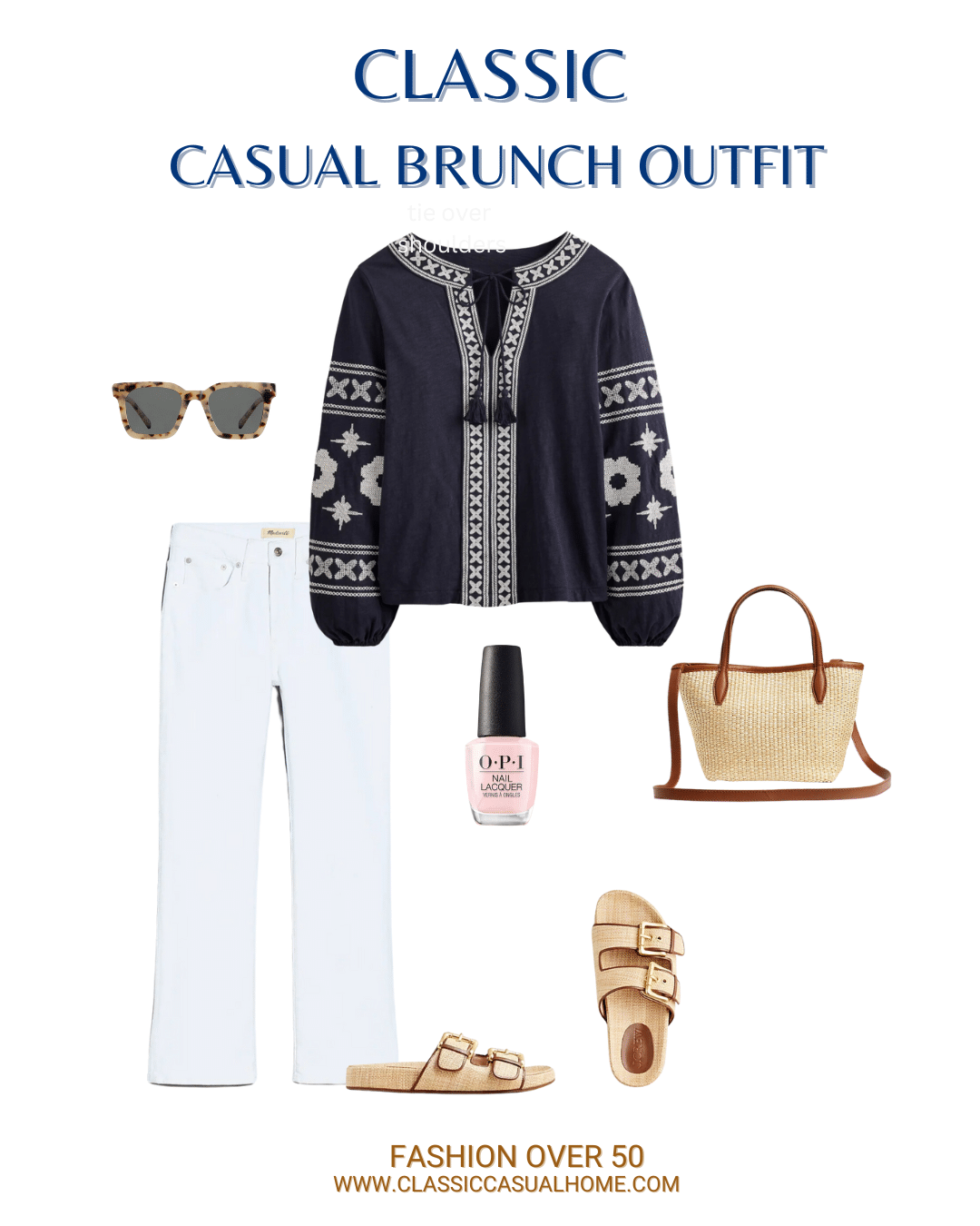 classic brunch outfit