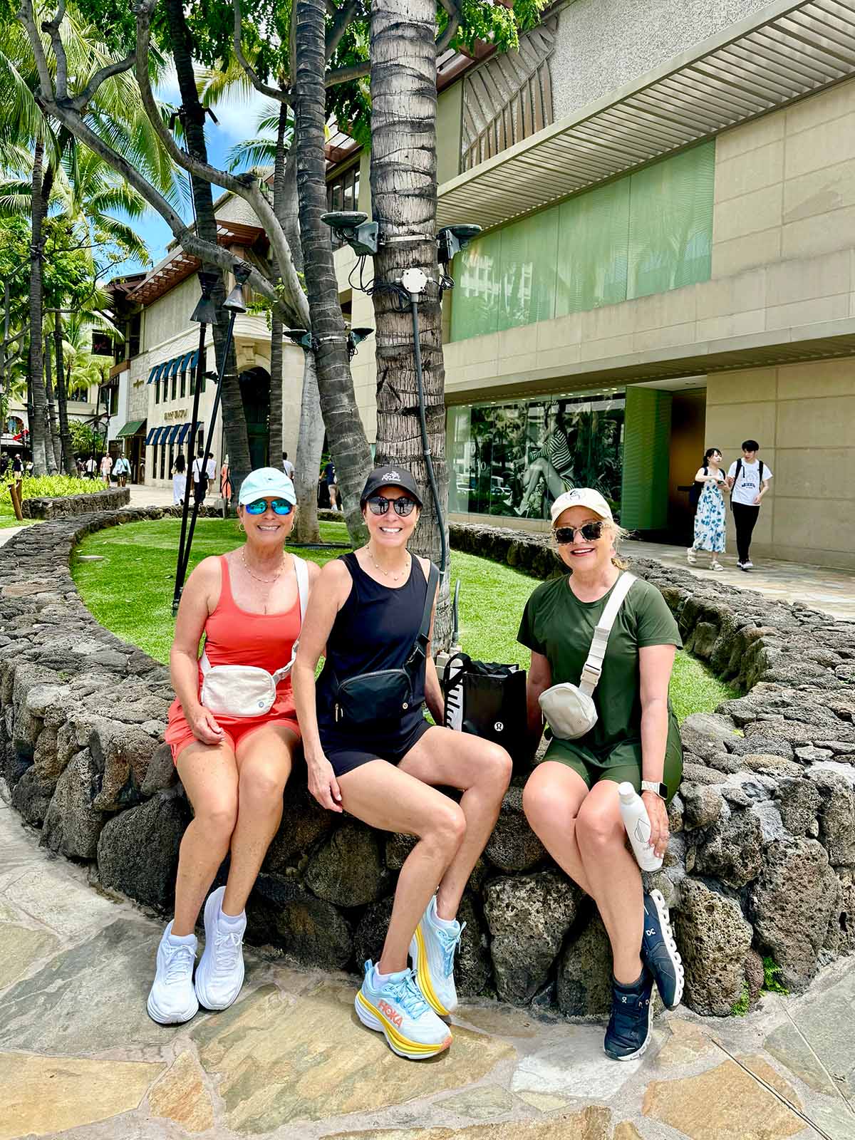 women in exercise cloths