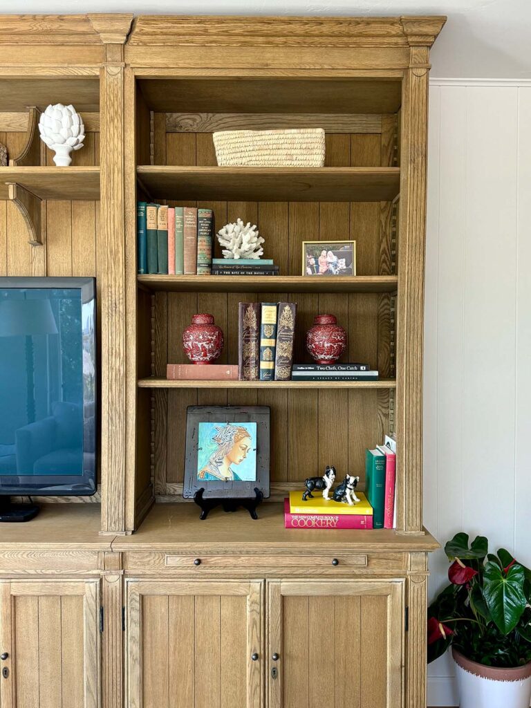 How To Style Bookshelves Using Decor You Have And More