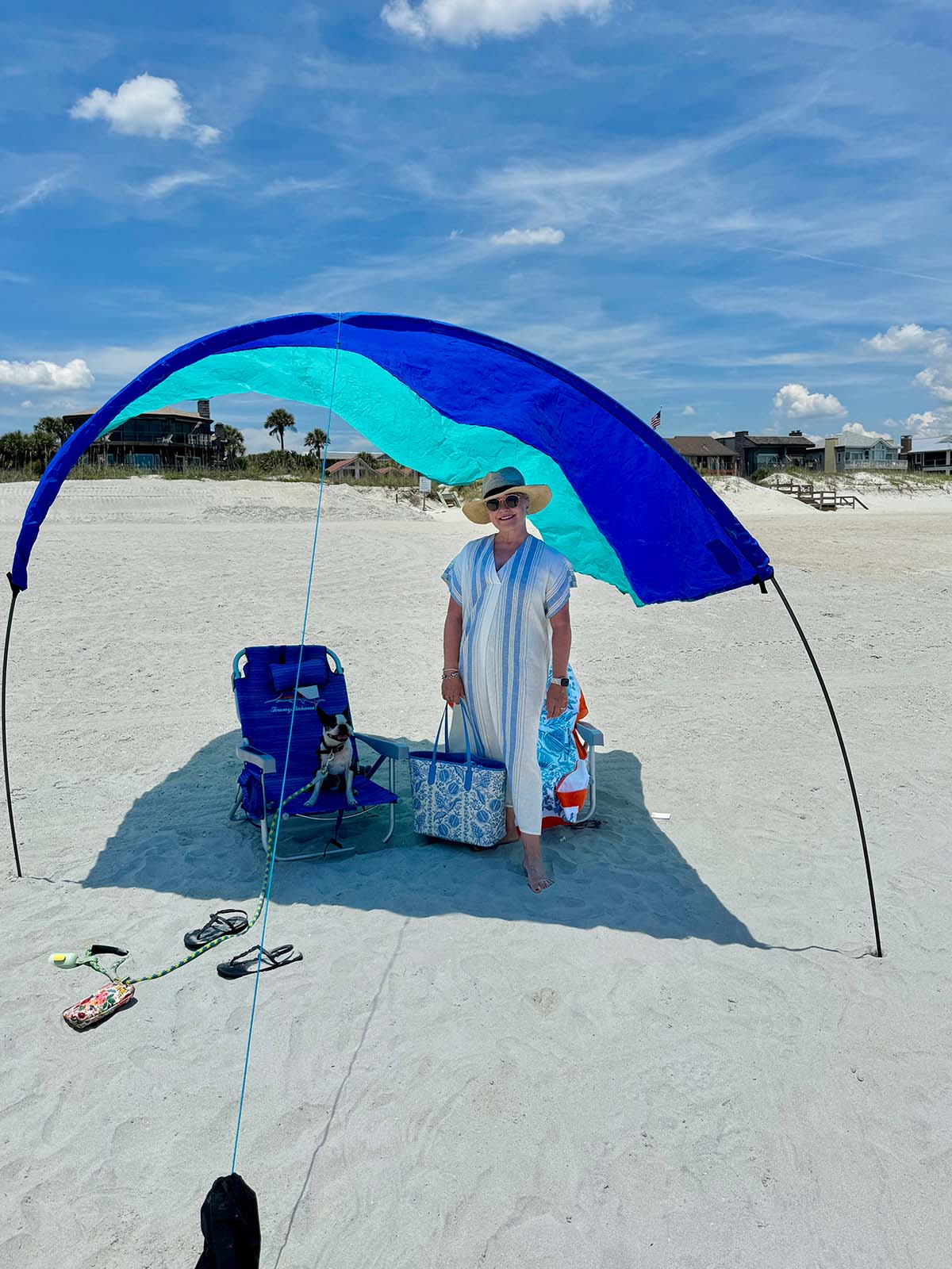 Shibumi tent on sand