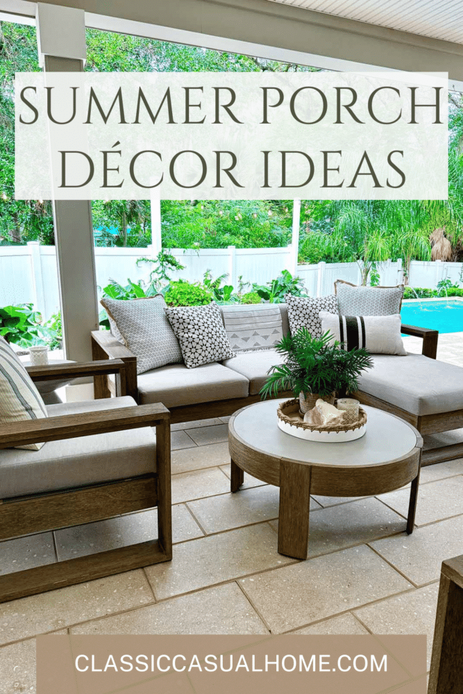 Summer Porch Decor Ideas For Taking It Easy! | Classic Casual Home