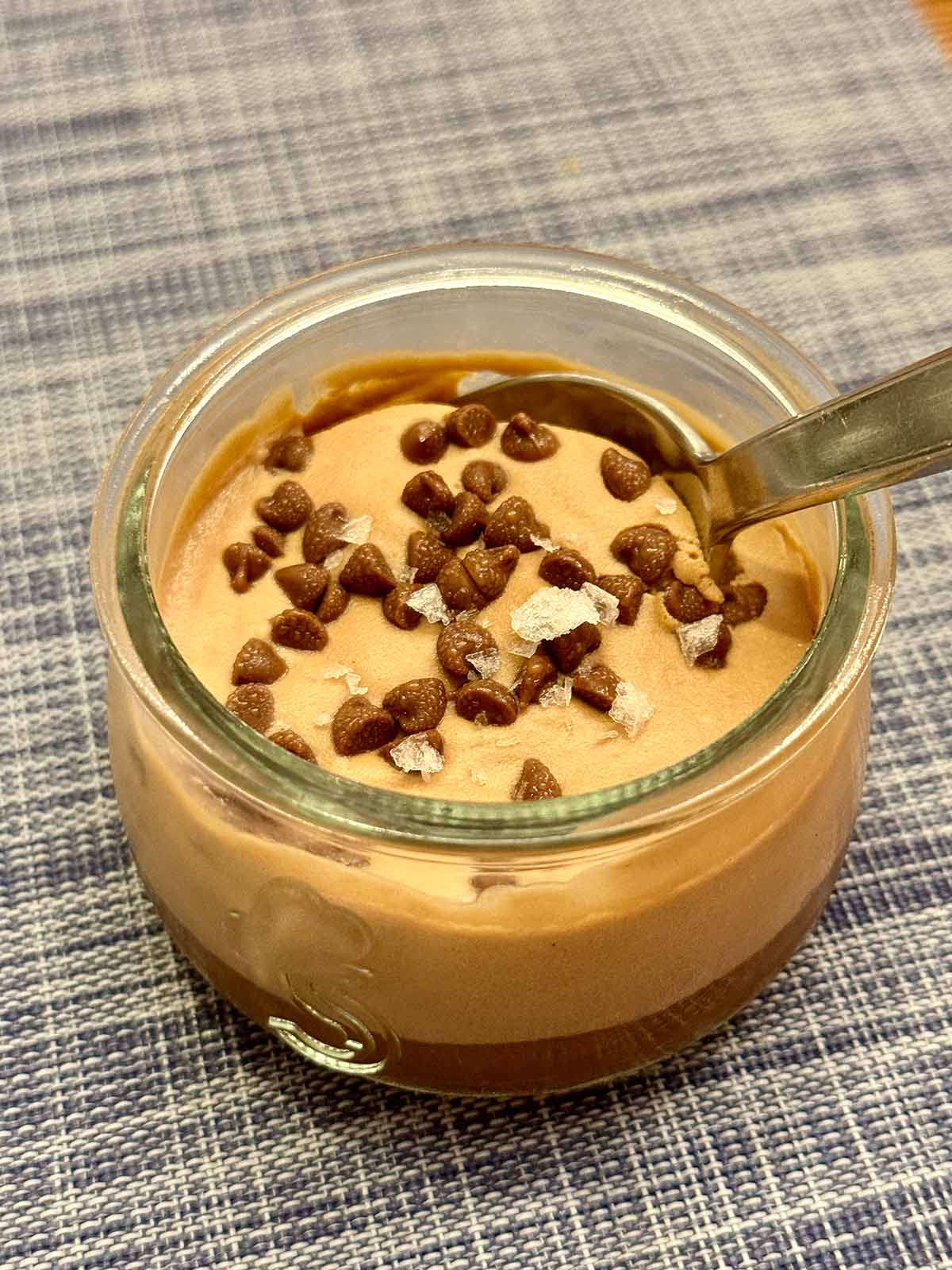 salted caramel mousse