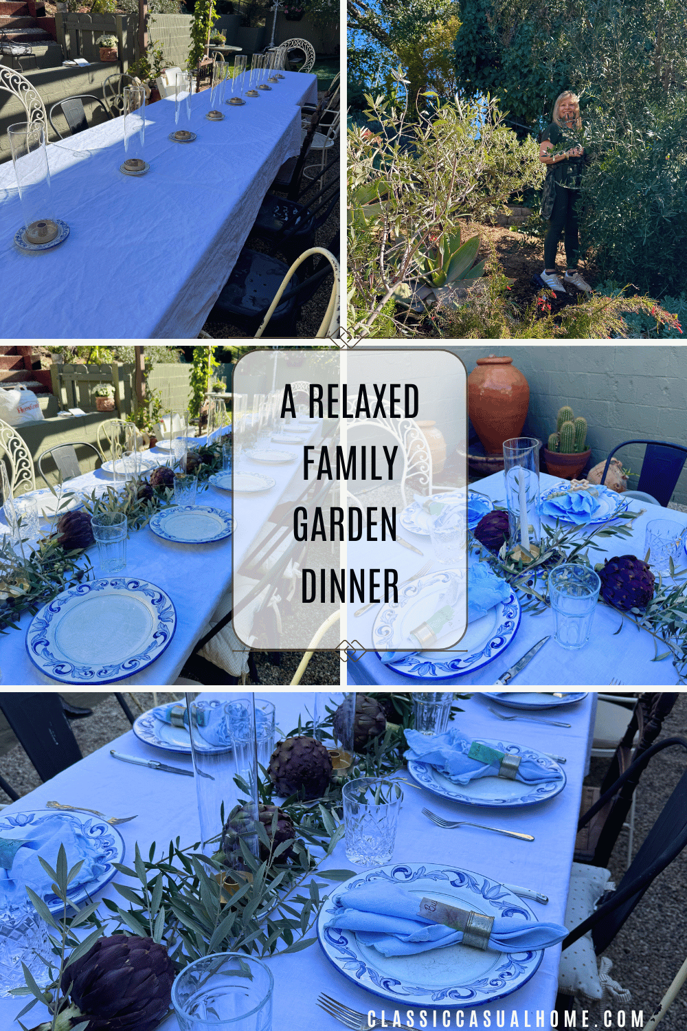 Outdoor Dinner Celebration For A Baptism