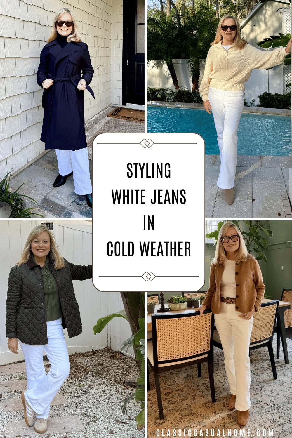 Styling White Jeans In Cold Weather Winter Fashion Tips