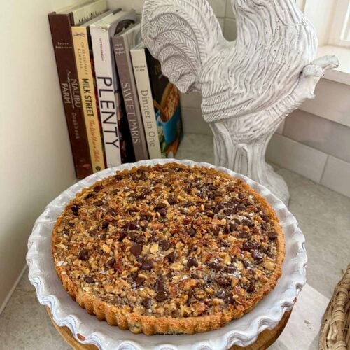 Dark Chocolate Toasted Nut Tart And More Fun | Classic Casual Home